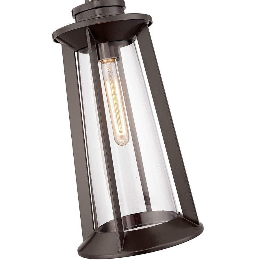 Millennium Lighting Bolling 1Lt Outdoor Pendant, Coated Bronze