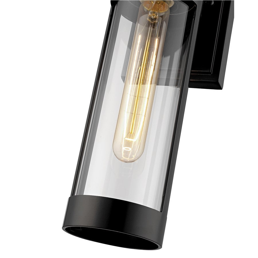 Millennium Lighting Hester 1Lt 13" Outdoor Wall Sconce, Black