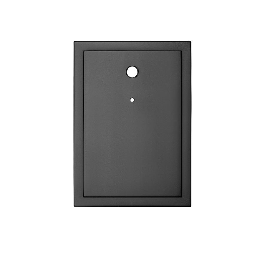 Millennium McDonough 18" High 1Lt Outdoor Wall Lantern, Black/Clear