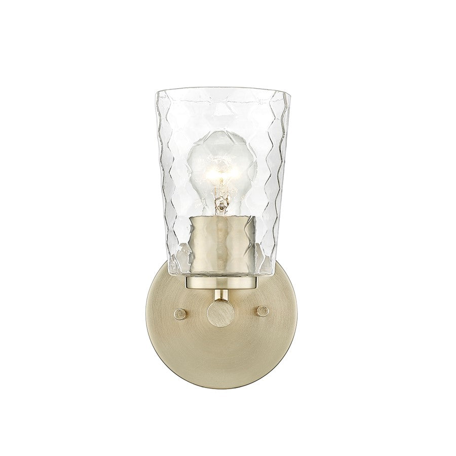 Millennium Lighting Ashli 1 Light Wall Sconce, Modern Gold
