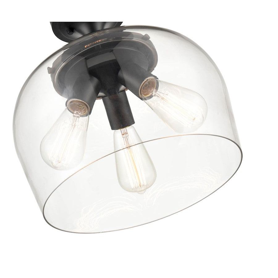Millennium Lighting Ashford 3 Light Semi-Flush Mount