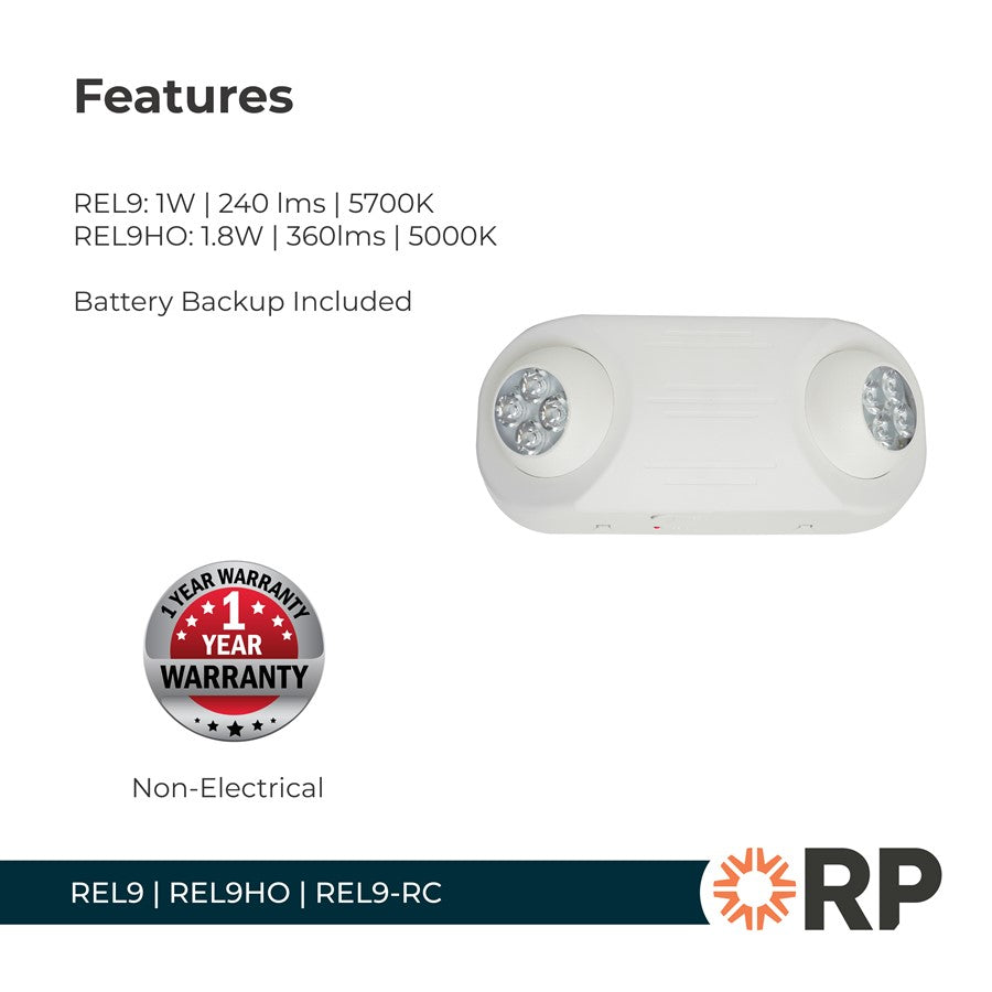 RP Lighting Em Light 120/277V 1590lm, White