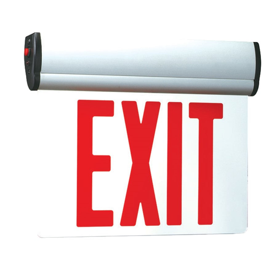 RP Lighting Slope Ceiling Exit, Dbl Face-SD, White - RXL18RWSD