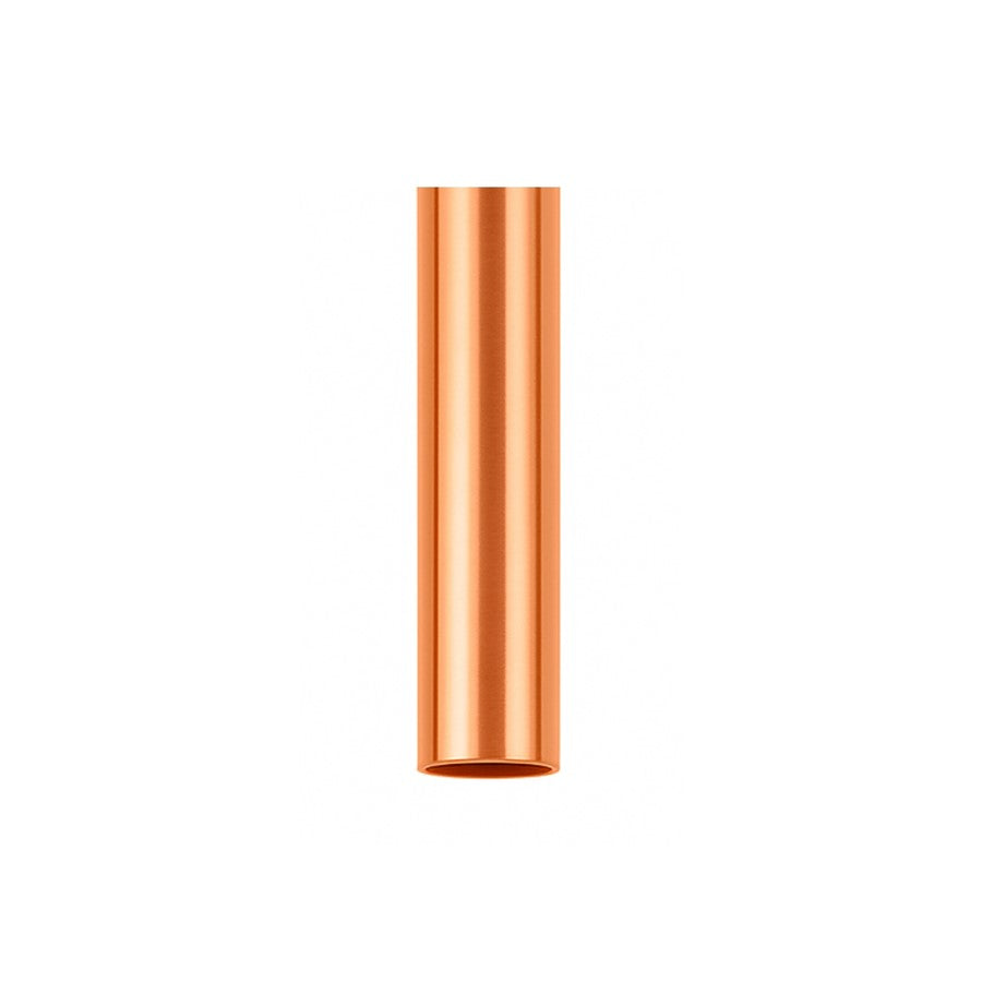 Matthews Fans Downrod Collection 5in Downrod with Coupling Cover | Brushed Copper Steel | Ceiling Fan Accessory for Indoor | Model 5DR-ROT-BRCP
