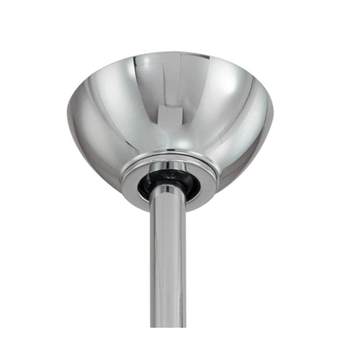 Matthews Fans Atlas Slant Ceiling Mount 1°-30° | Polished Chrome Metal | Sloped & Vaulted Ceilings | 5.5 x 2 in | Model AT-SLANTMT-CR
