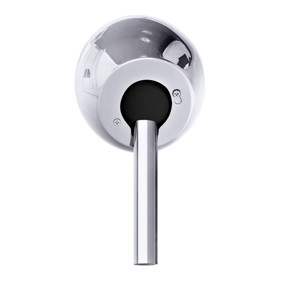 Matthews Fans Canopies 6in Slant Ceiling Mount | Polished Chrome Metal | Vaulted & Sloped Ceilings | 2in H x 6in Dia | Model SLANTMT-CR