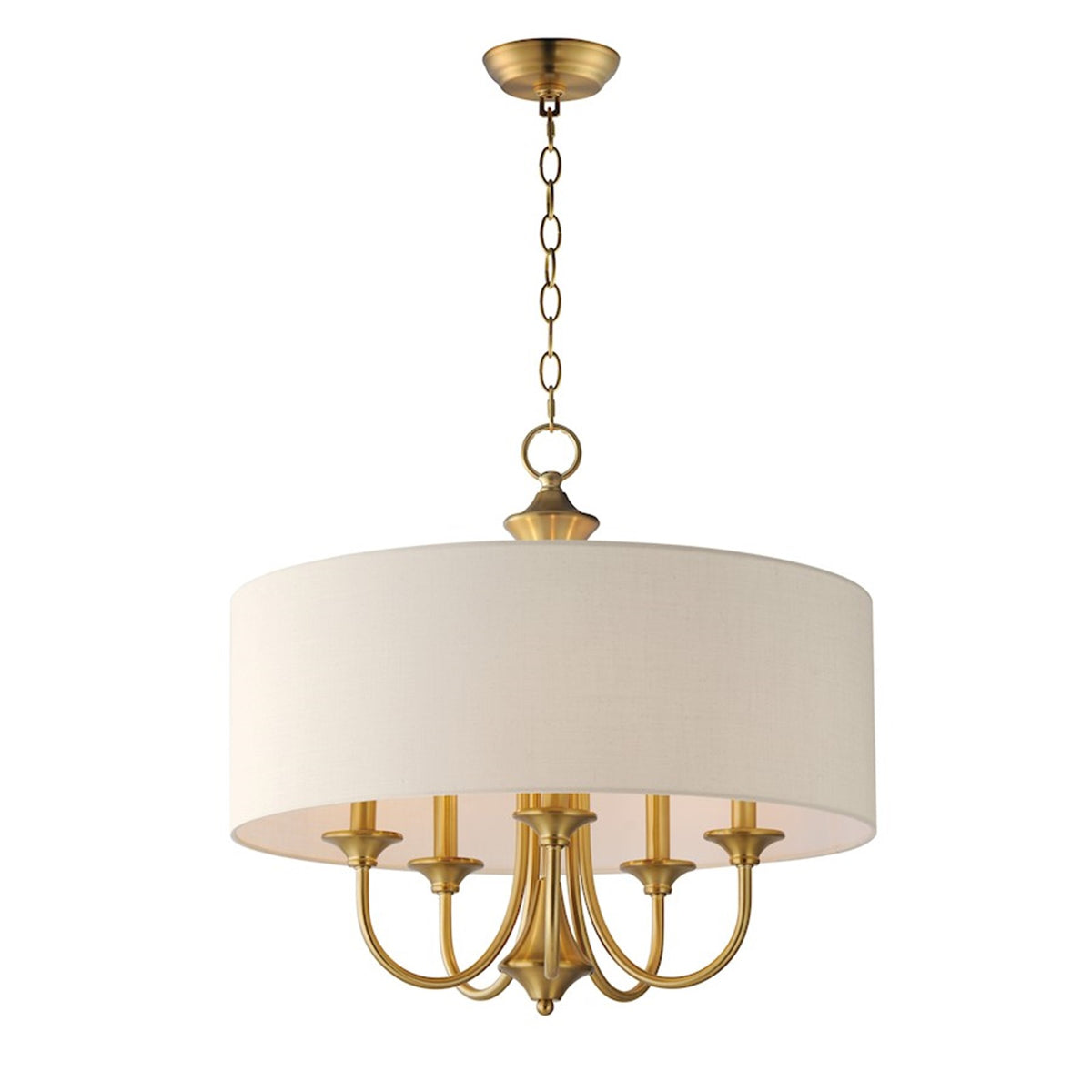 Maxim Lighting Bongo 5 Light Pendant, Natural Aged Brass