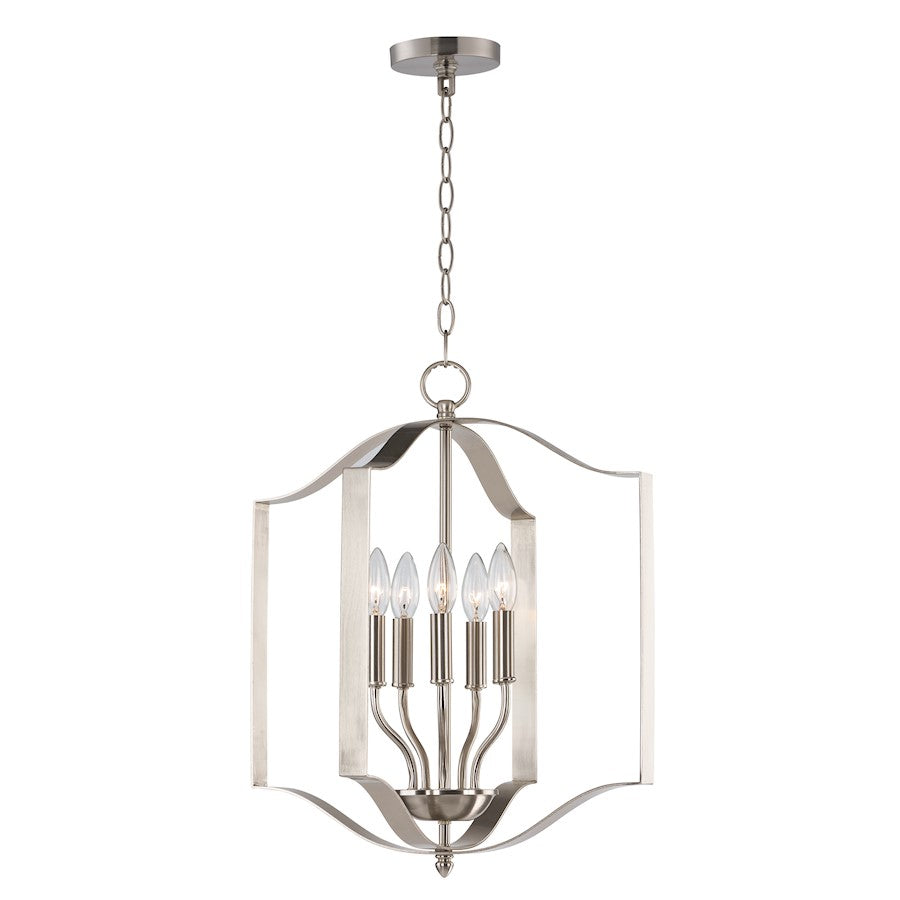 Maxim Lighting Provident 5-Light Chandelier in Satin Nickel