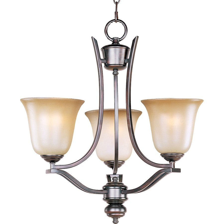 Maxim Madera 3-Light Chandelier Oil Rubbed Bronze