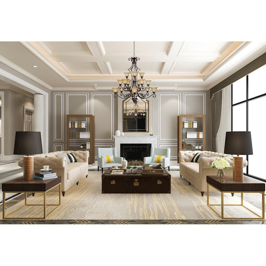 Maxim Symphony 15-Light Chandelier Oil Rubbed Bronze