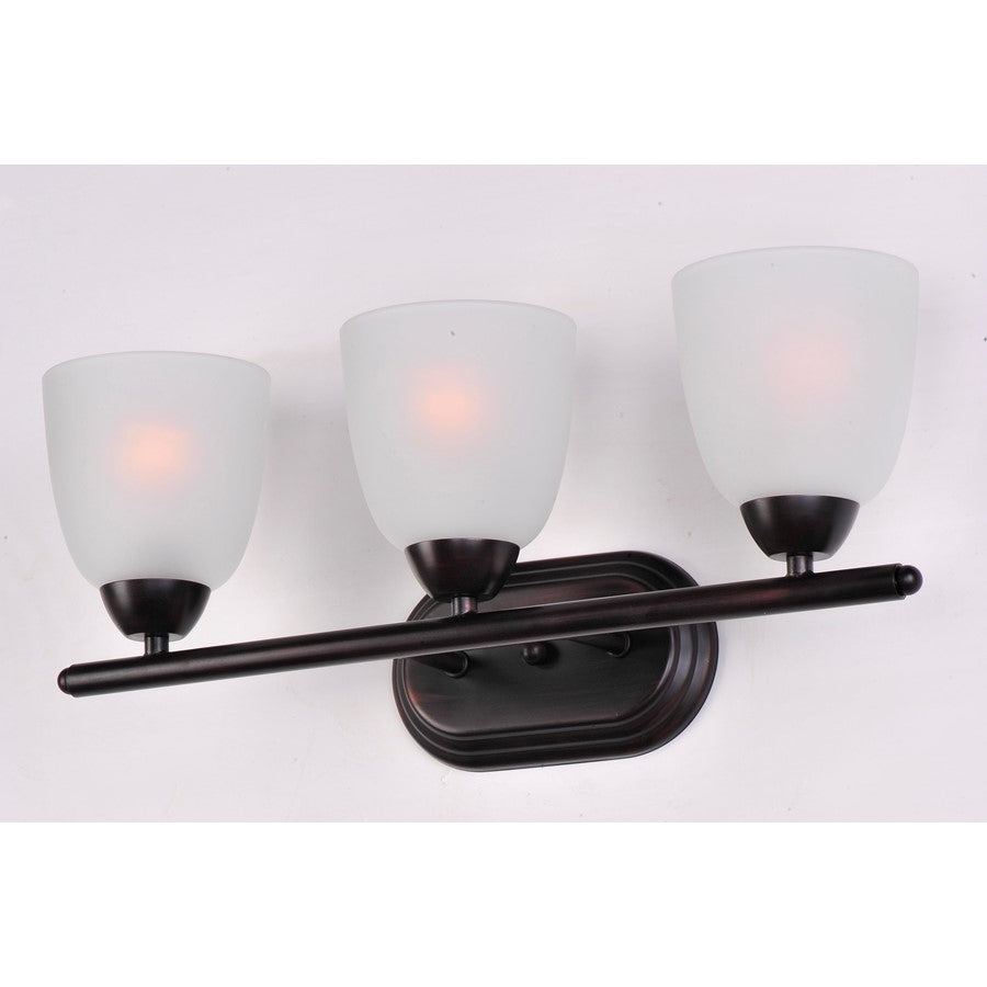 Maxim Lighting Axis 3 Light Bath Vanity, Oil Rubbed Bronze