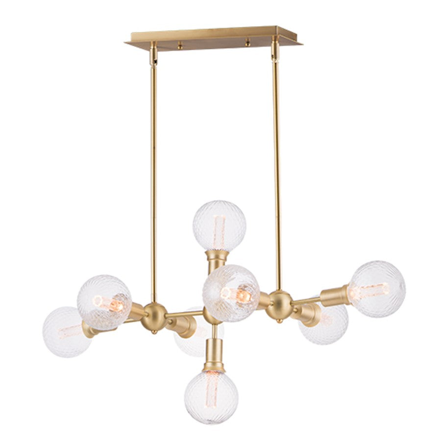 Maxim Lighting Molecule-Linear Pendant, Polished Chrome