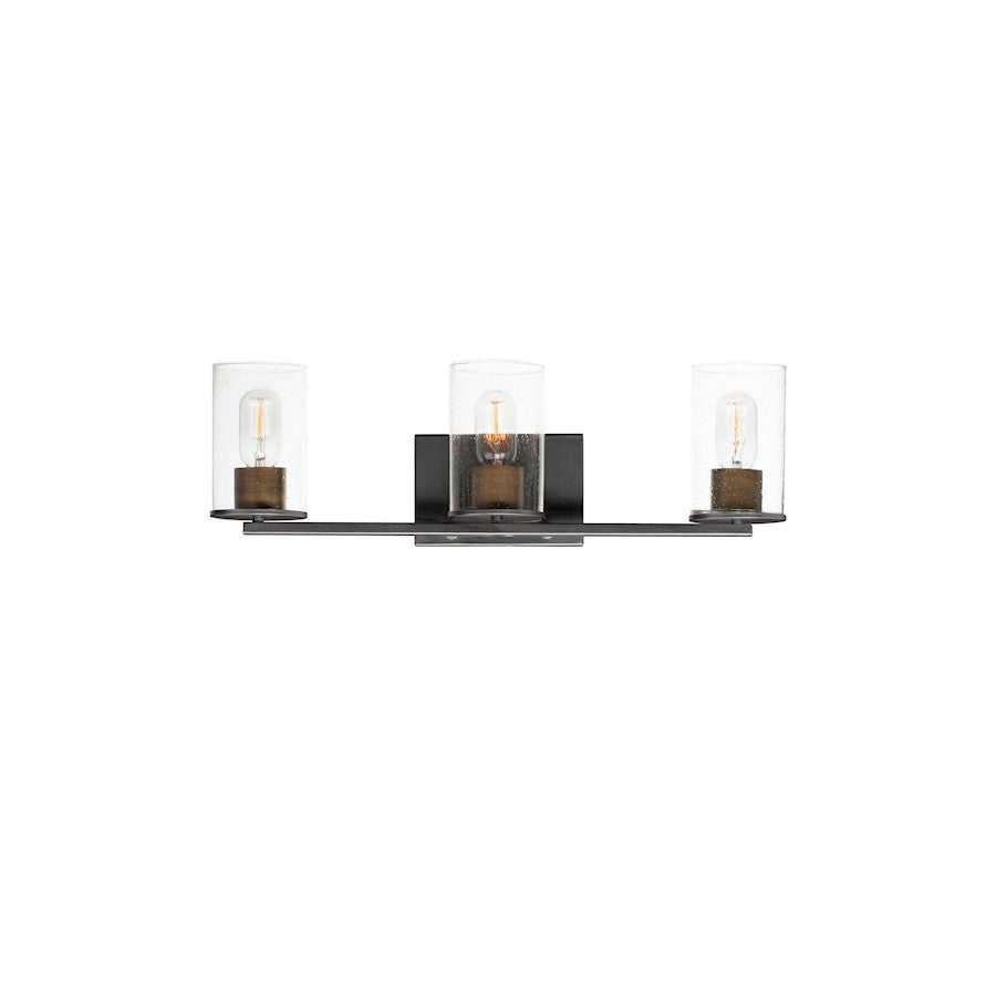 3 Light Bathroom Vanity Light, Brass