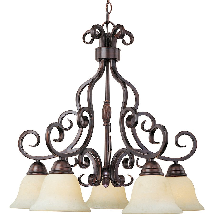 Maxim Lighting Manor 5-Light Chandelier Oil Rubbed Bronze