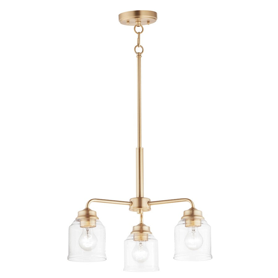 Maxim Lighting Acadia 3 Light Single-Tier Chandelier, Heritage