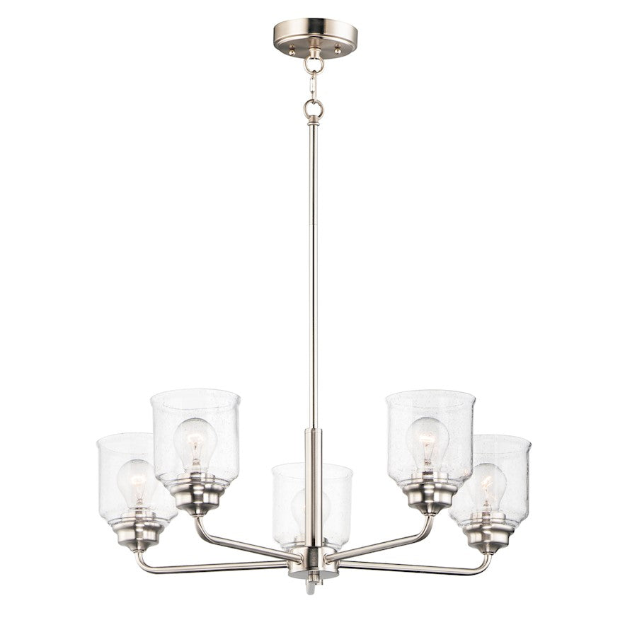 Maxim Lighting Acadia 5-Light Chandelier, Black - 12266CDBK