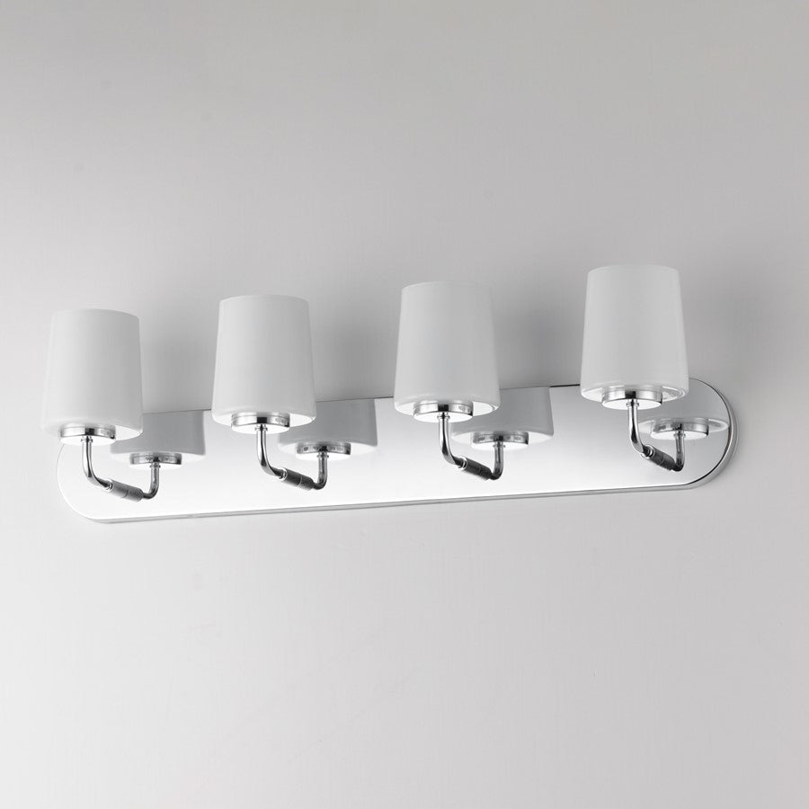 Maxim Lighting Durham 4 Light Bath Vanity, Polished Chrome