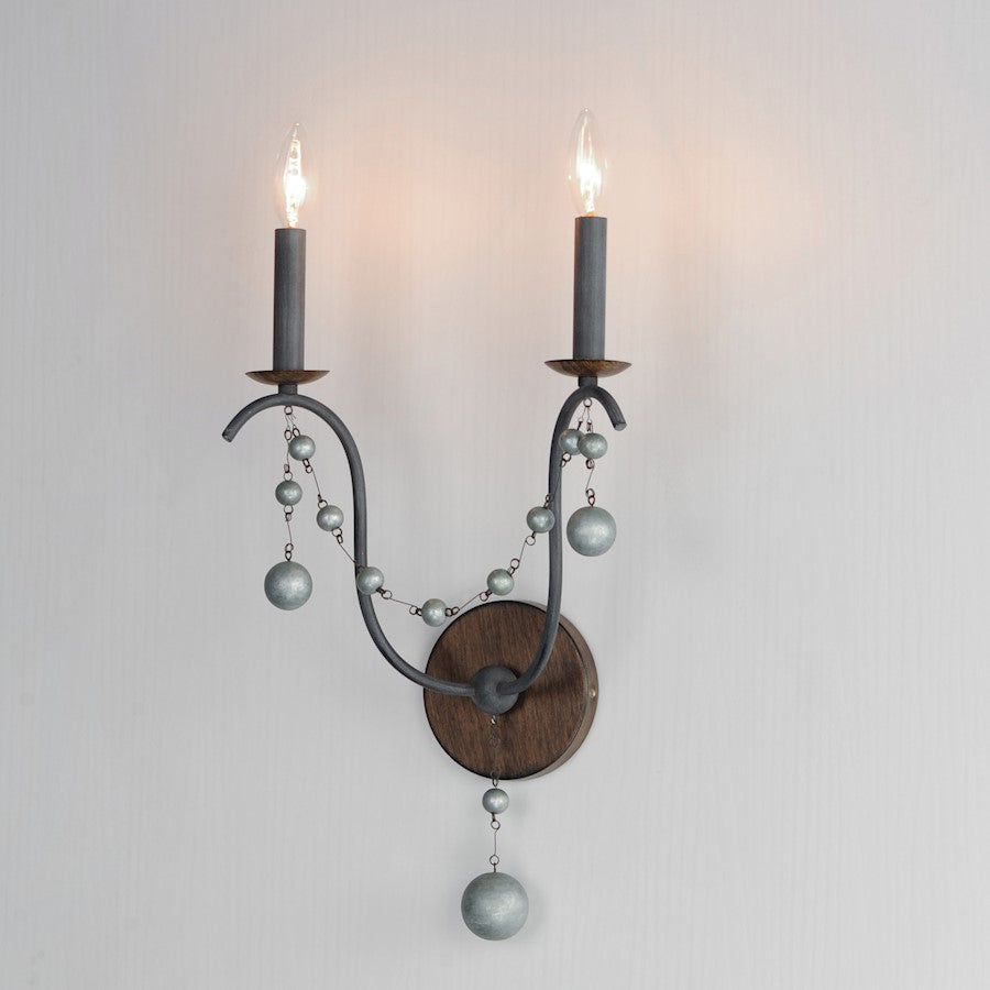 2 Light Wall Sconce