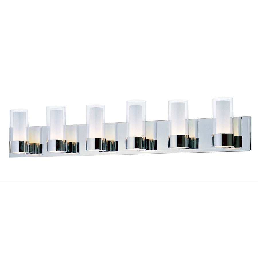 6 Light Bathroom Vanity Light, Chrome