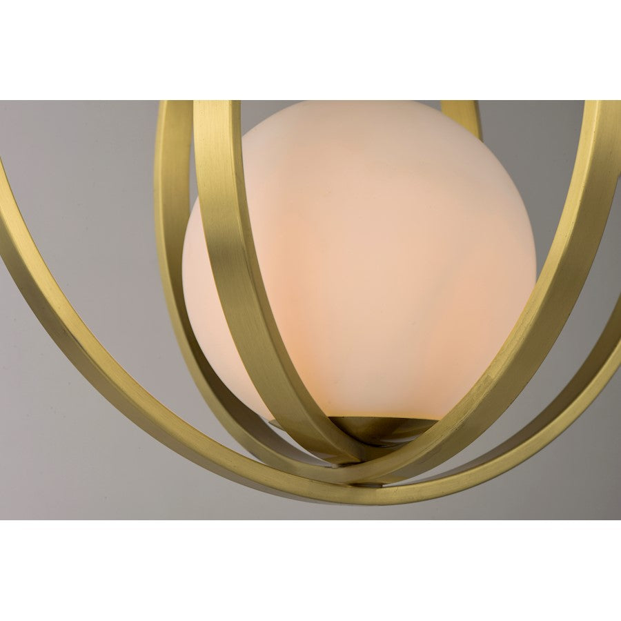 Maxim Lighting Coronet-Single Pendant, Satin Brass
