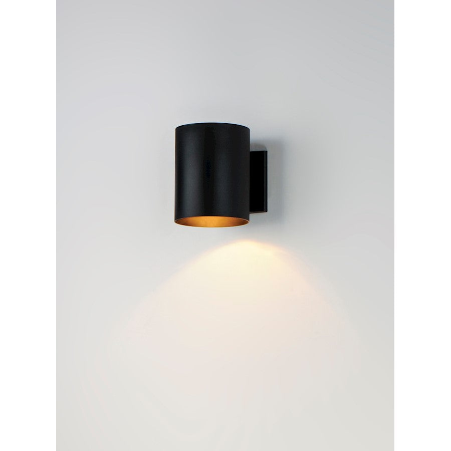 Maxim Lighting Outpost 60W 1-Light 7.25"H Outdoor Wall Sconce, Black