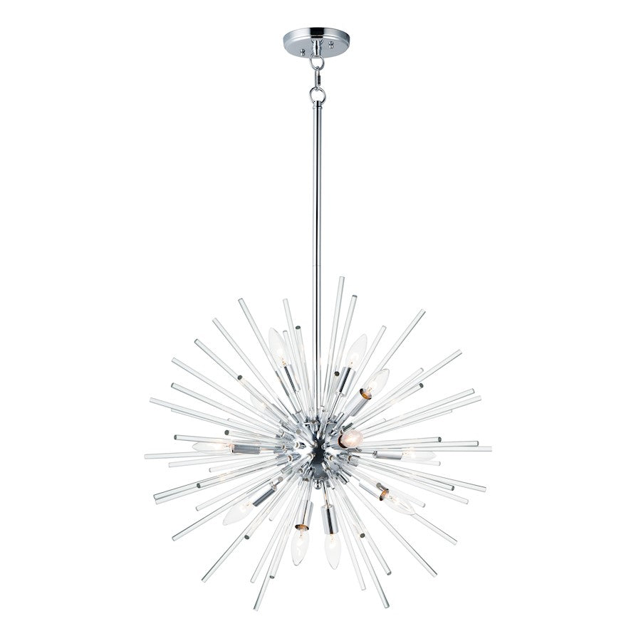 Maxim Lighting Polaris 16-Light Pendant, Polished Chrome - 28666CLPC