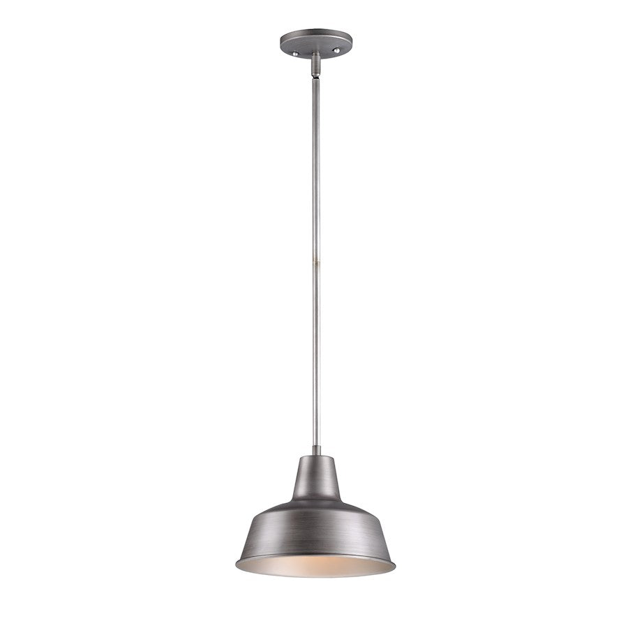 Maxim Lighting Pier M 1-Light Outdoor Pendant, Weathered Zinc