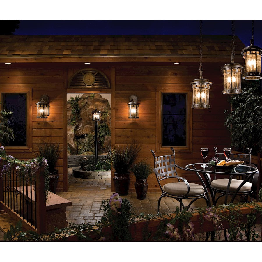 Maxim Santa Barbara VX 3-LT Outdoor Hanging Lantern, Sienna