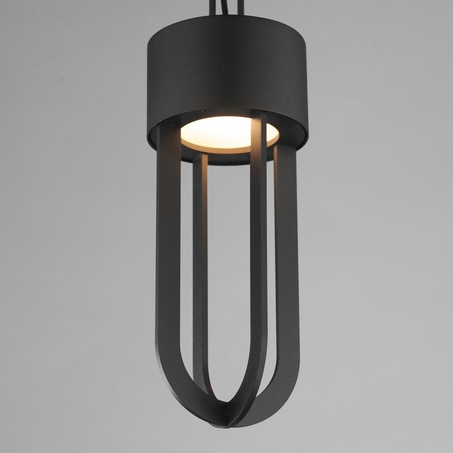 Maxim Lighting Quayside VX 1 Light Outdoor Pendant, Black