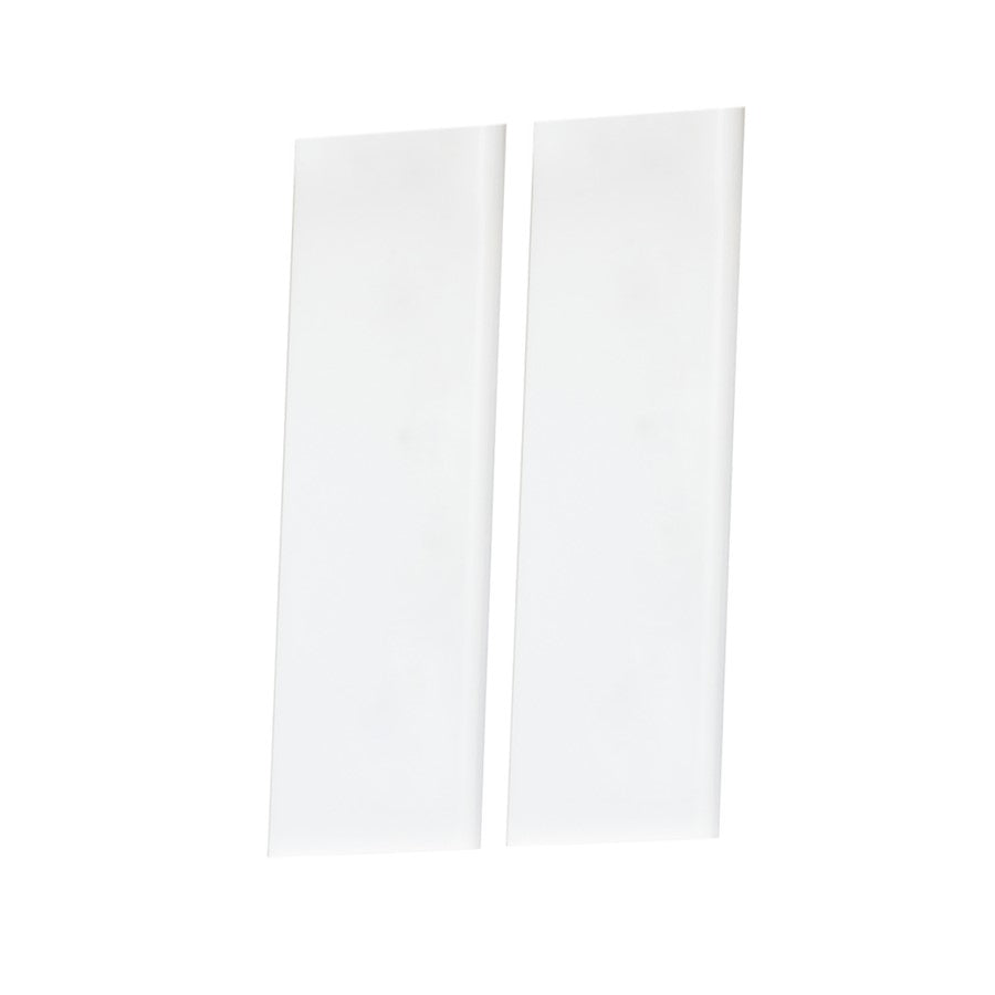 Maxim Lighting House Number Half Blank Tile, Pack of 2, White