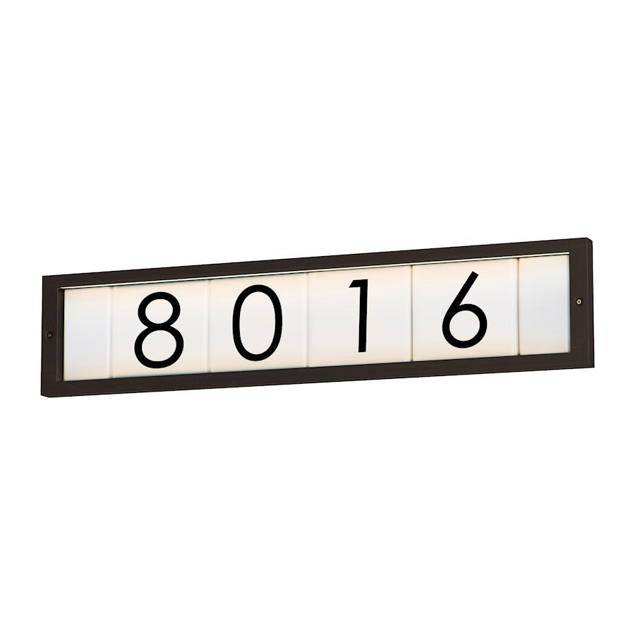 Maxim Lighting Address 2 Light Outdoor Wall Mount, LED, Clean, Black