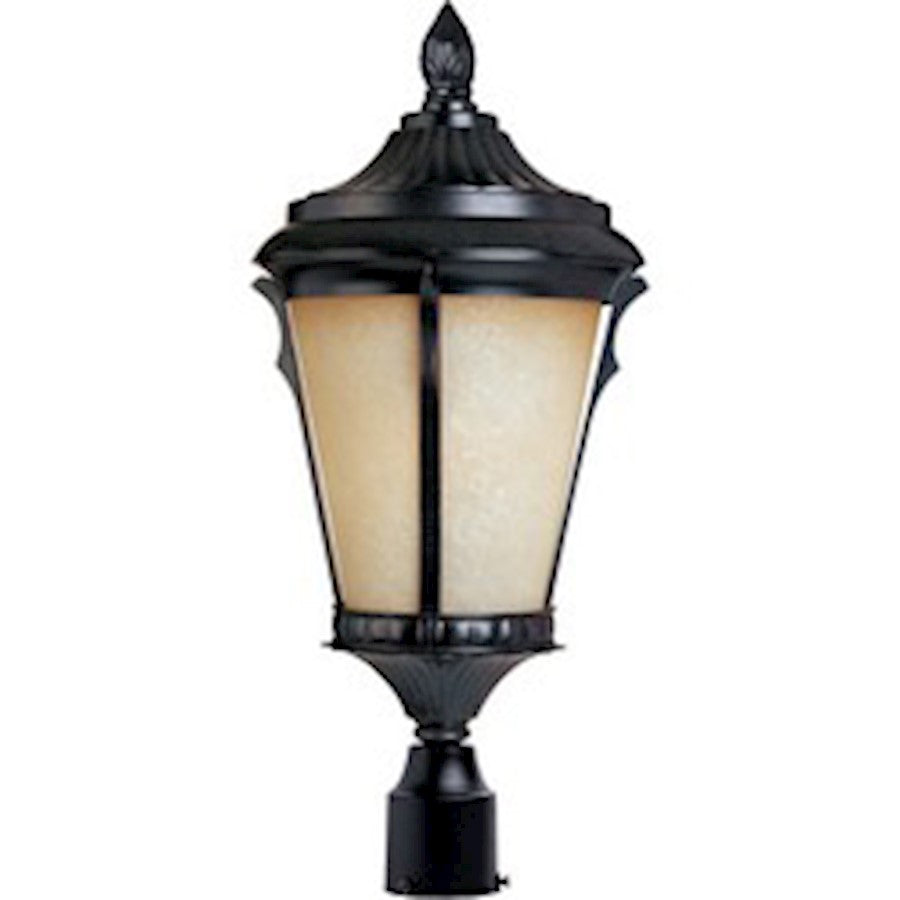 Maxim Odessa LED 1-Light Outdoor Pole/Post Lantern, Espresso