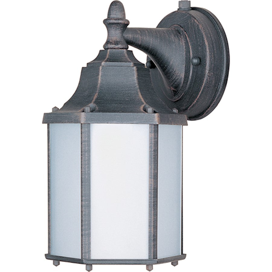 Maxim Side Door LED 1-Light Outdoor Wall Light Mount, Rust Patina