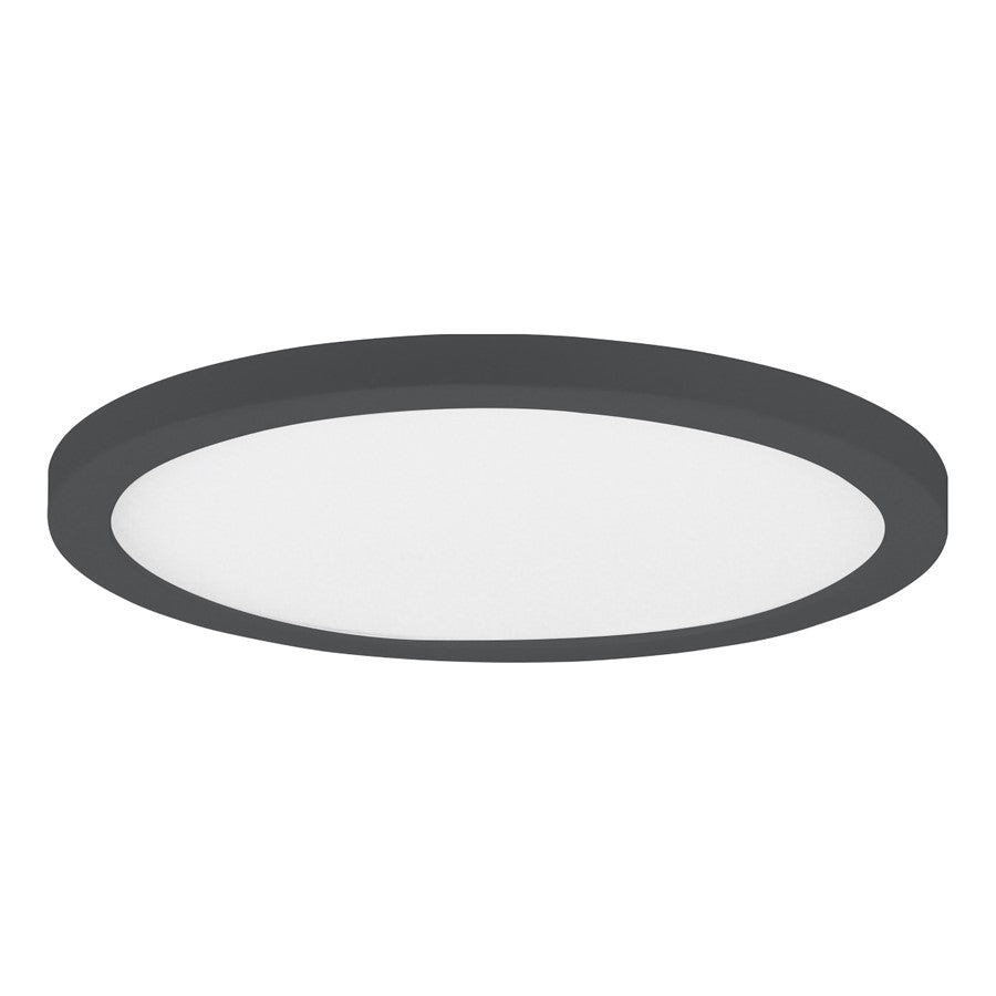 Maxim Lighting Chip 11" 26W RD LED Flush Mount, 5CCT, Black/White - 57597WTBK