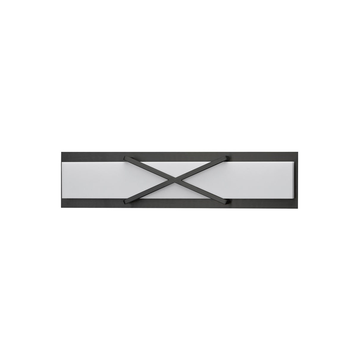 Maxim Lighting Dexter 1 Light 24" Wall Sconce, Black/White
