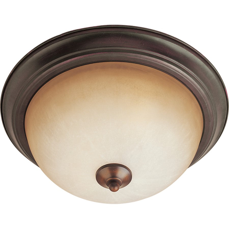 Maxim Lighting 3-Light Flush Mount Oil Rubbed Bronze