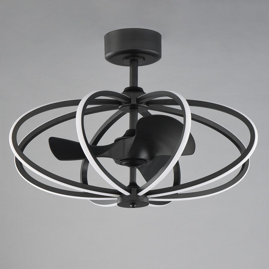 Maxim Lighting Solstice 8 Light Fandelight, Black