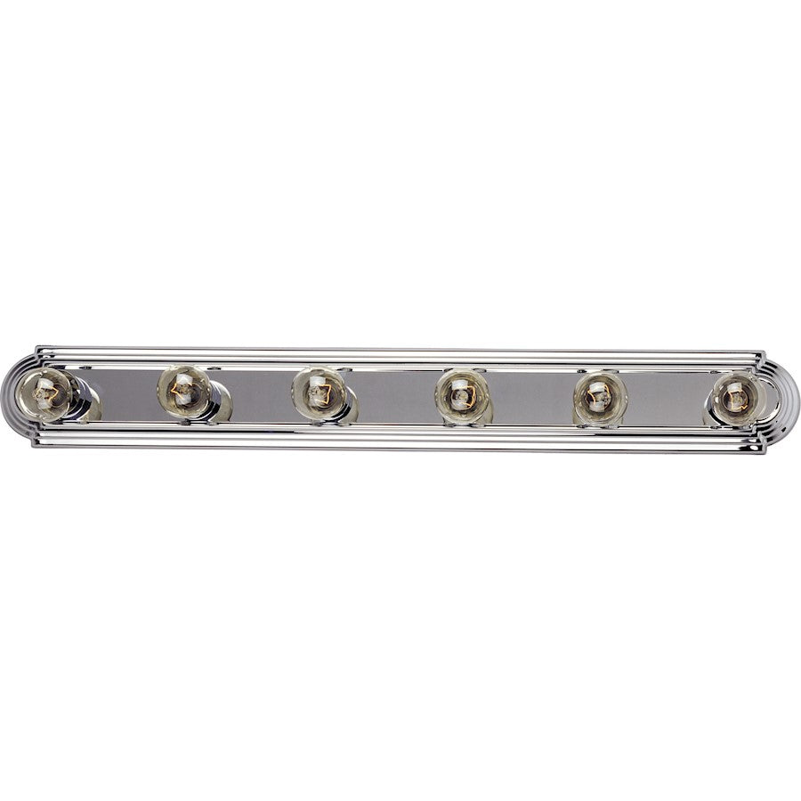 Maxim Lighting Essentials 6-Light Bath Vanity Polished Chrome