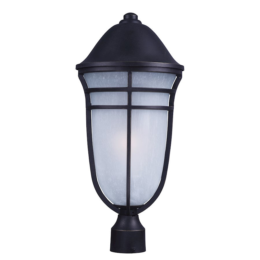 Maxim Lighting Westport DC EE 1Lt Outdoor Post, Artesian Bronze/Wisp