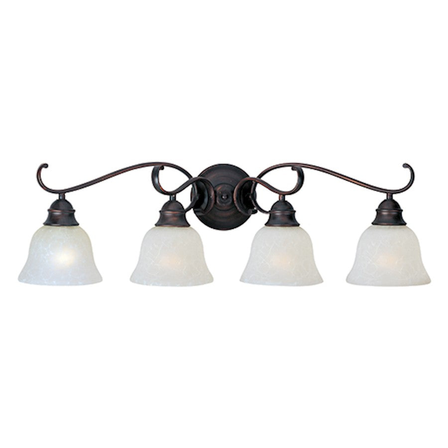 Maxim Linda EE 4-Light Bath Vanity, Oil Rubbed Bronze