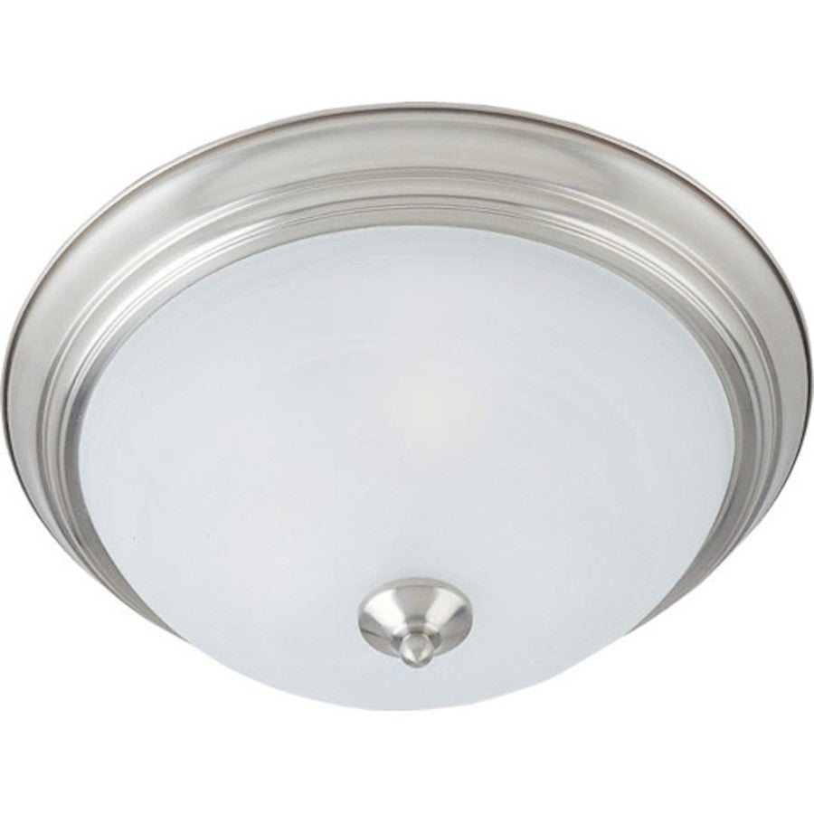 Maxim Lighting 1-Light Flush Mount Satin Nickel