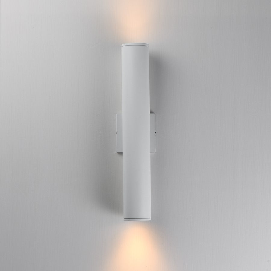 Maxim Lighting Caldera 2 Light 20" Outdoor Wall Mount, White