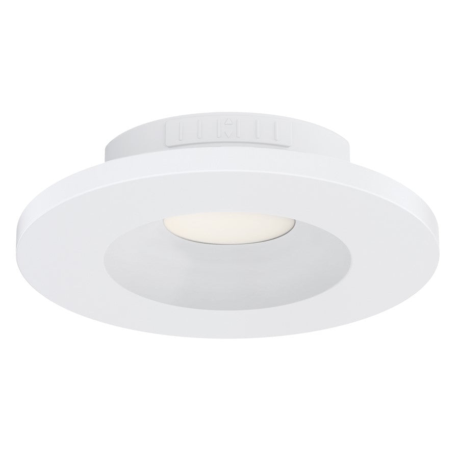 Maxim Lighting Snug 1 Light 5" Utility Items, White/White - 87355WTWT