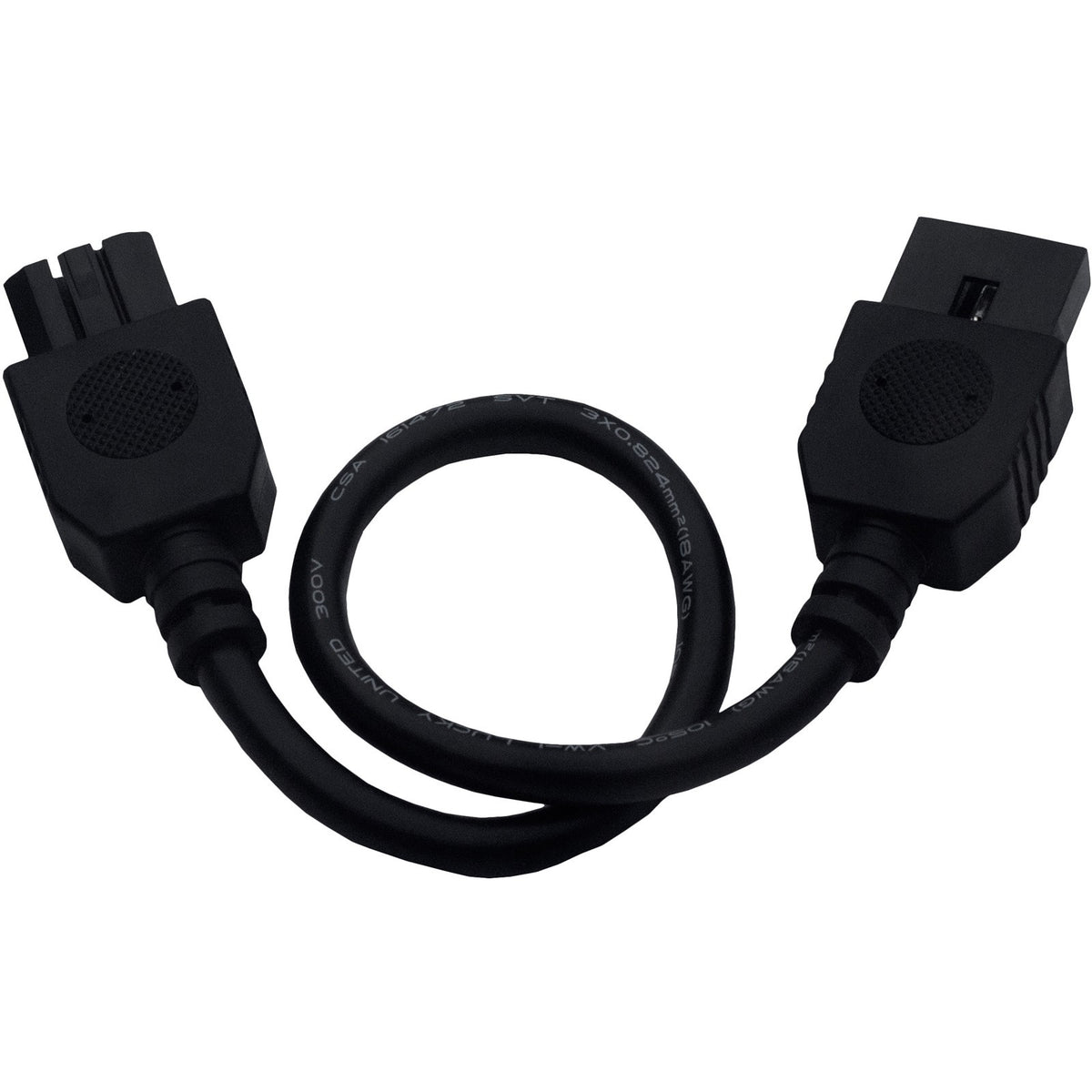 Maxim CounterMax MXInterLink4 9in Connector Cord | Black Finish | Under Cabinet Lighting Accessory | 9 x 1 x 0.5 in | Model 87876BK