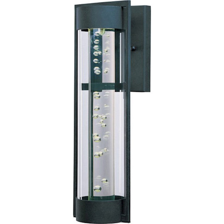Maxim New Age LED Outdoor Wall Lantern Texture Ebony