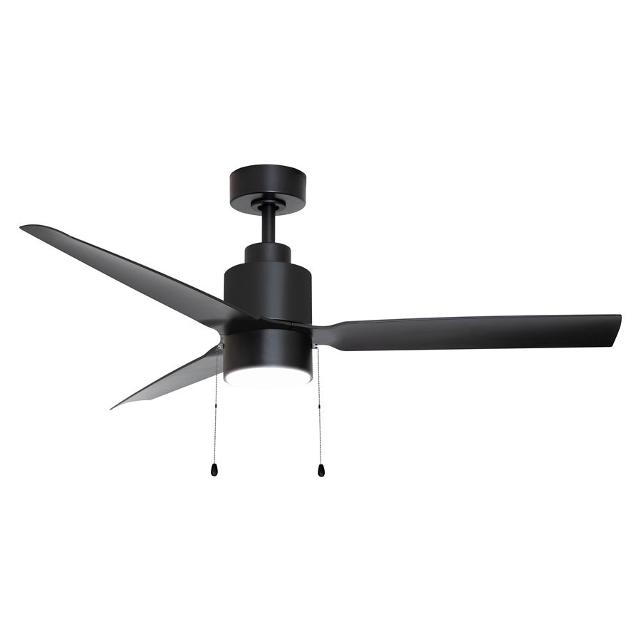 Maxim Lighting Falcon Pull 1 Light Indoor Ceiling Fan, Black