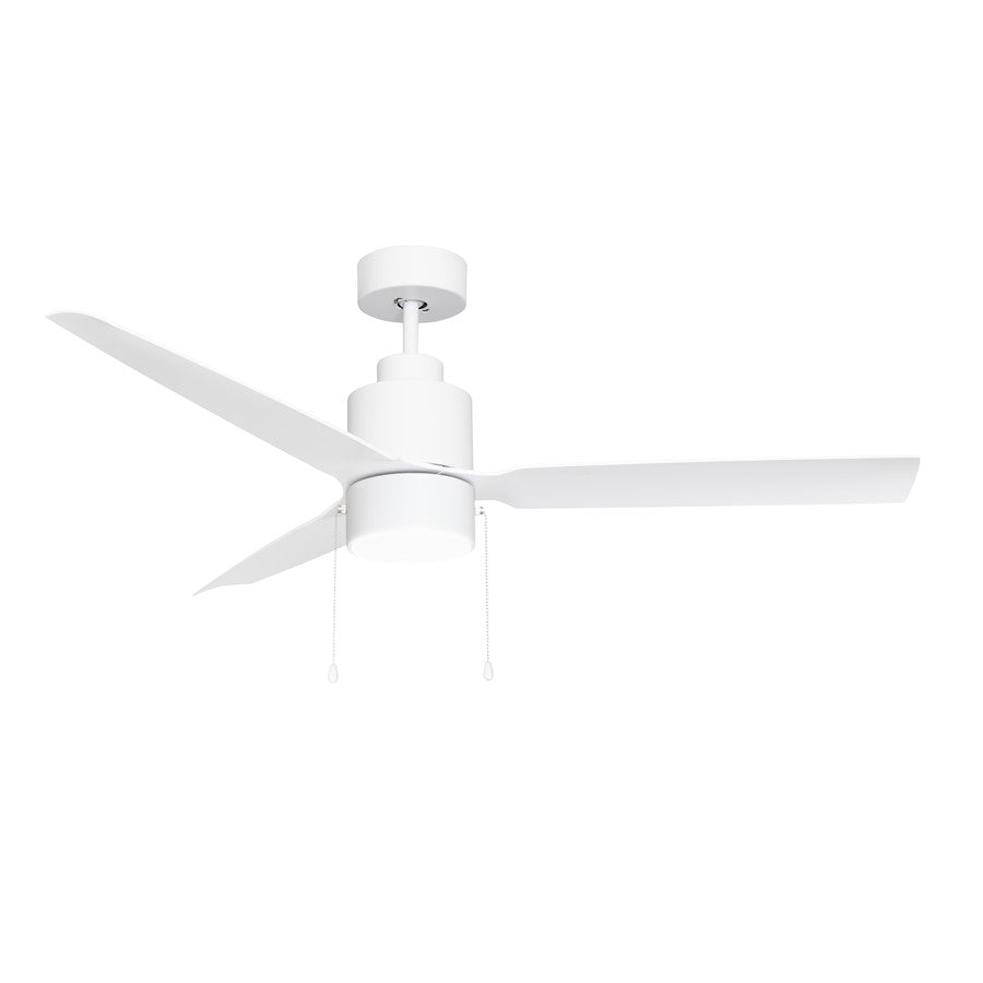 Maxim Lighting Falcon Pull 1 Light Indoor Ceiling Fan, Matte White