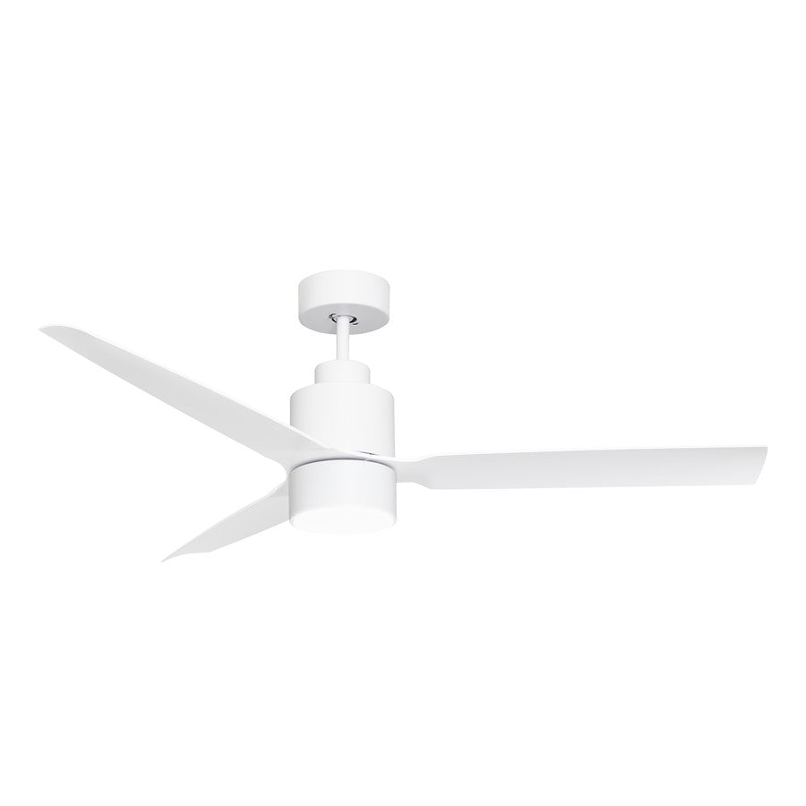 Maxim Lighting Falcon Wet 1 Light Indoor Ceiling Fan, Matte White