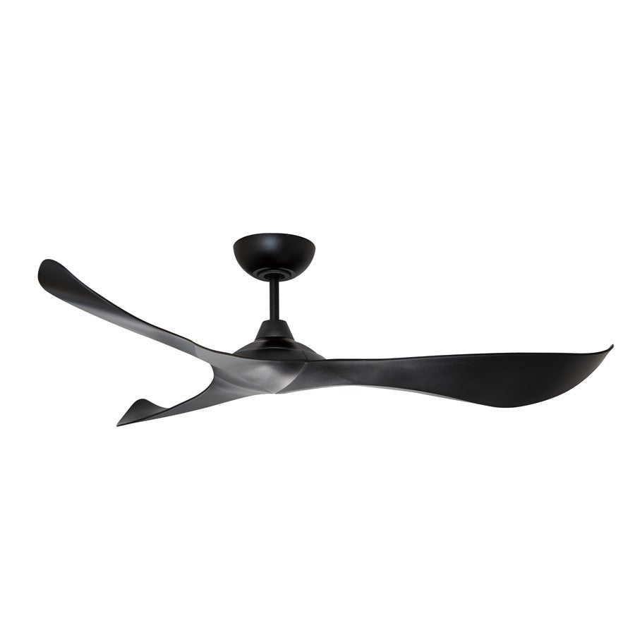 Maxim Lighting Keanu 56" Indoor/Outdoor Ceiling Fan, Black - 88754BK