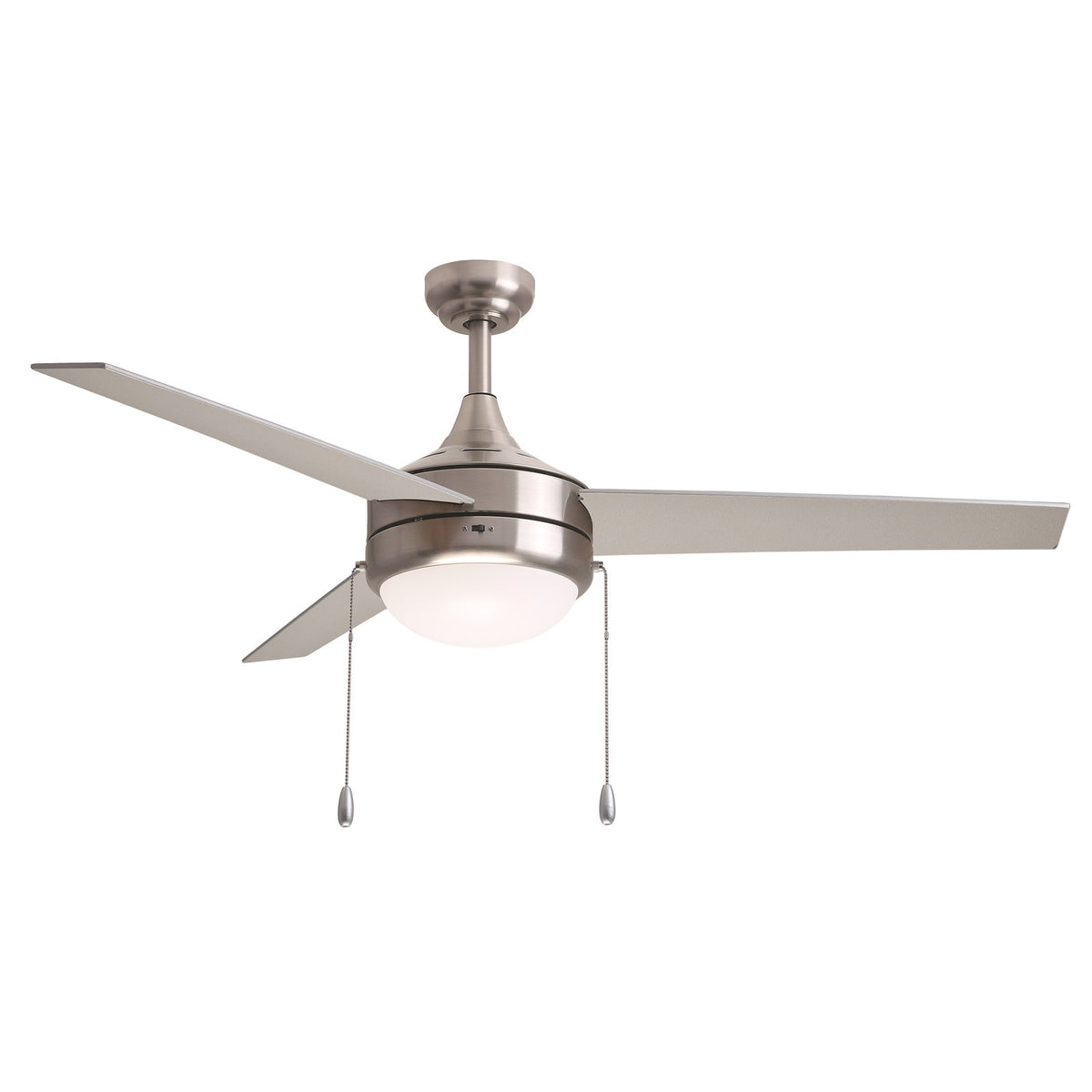 Maxim Lighting Trio 2Lt 17.5" Indoor Ceiling Fan/Pull Chain, Nickel